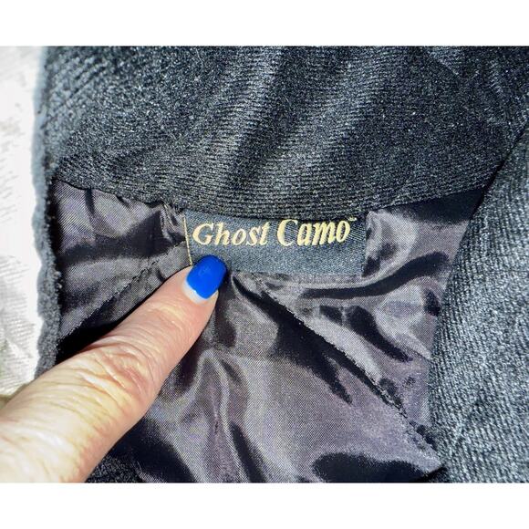 Vintage Ghost‎ Camo Prairie Field Bomber Jacket Quilt Insulated Size XL(?) GUC - Picture 13 of 14